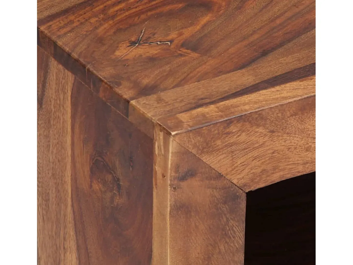 Mueble de TV de madera maciza de Sheesham 120x30x40 cm
