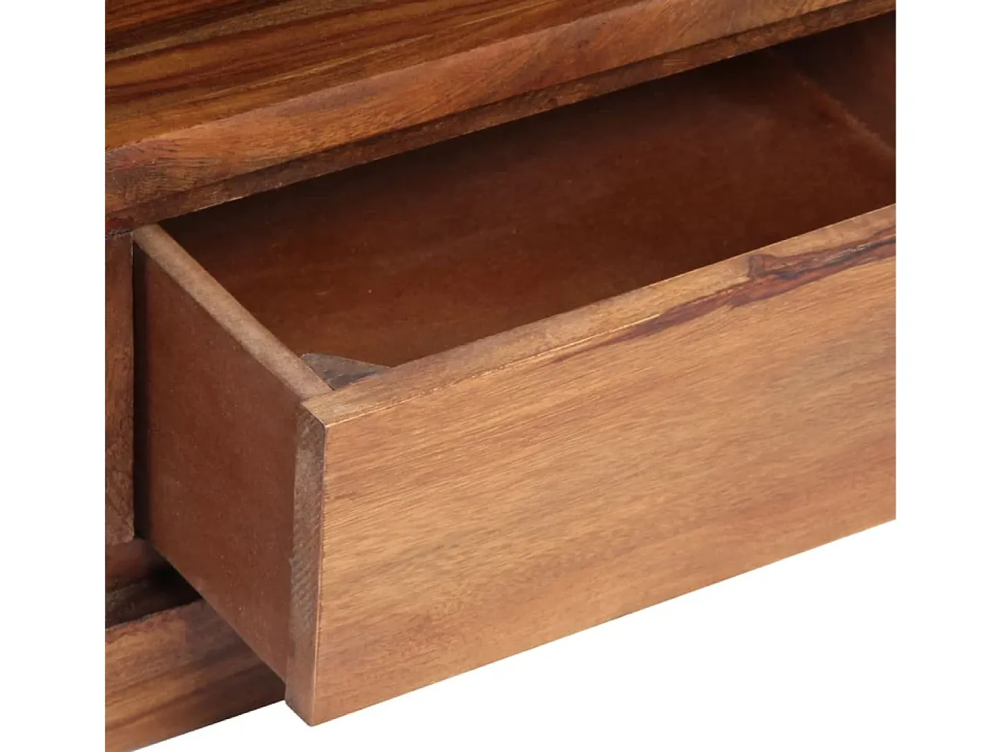 Mueble de TV de madera maciza de Sheesham 120x30x40 cm