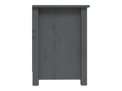 Mueble de TV de madera maciza de pino gris 103x36,5x52 cm
