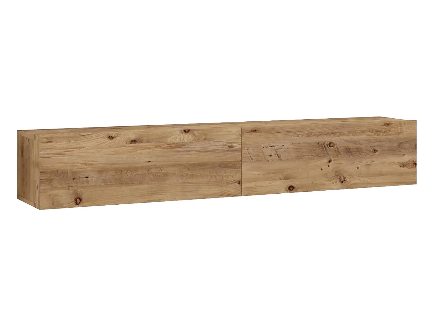 Mueble de TV de pared con 2 puertas - Luz natural - AUBEPINA