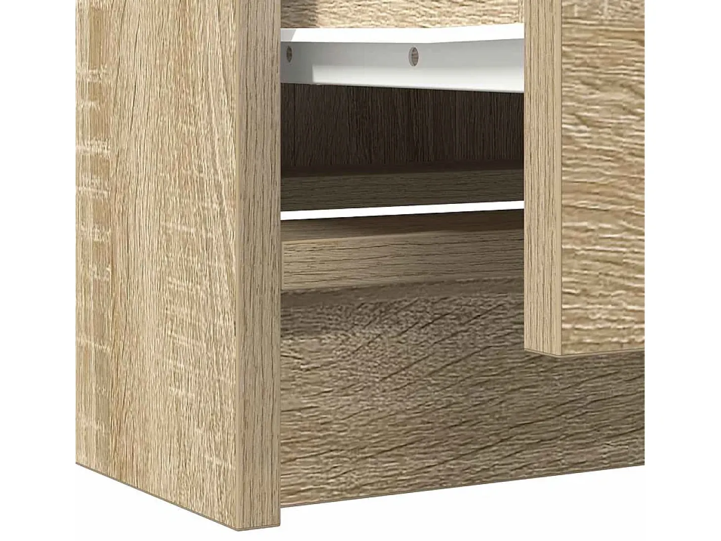 Mueble de TV de roble Sonoma 40x35x54 cm Madera de ingeniería