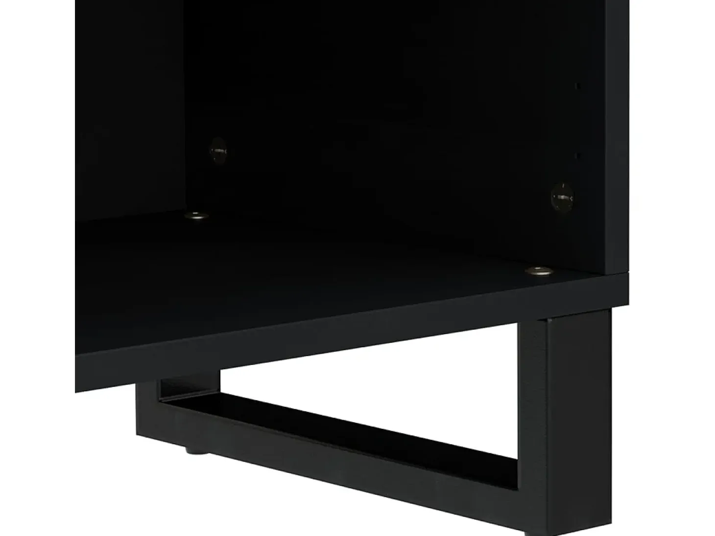 Mueble de TV madera acacia y madera contrachapada 80x33x46 cm