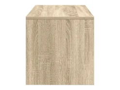 Mueble de TV madera contrachapada roble Sonoma 80x40x40cm