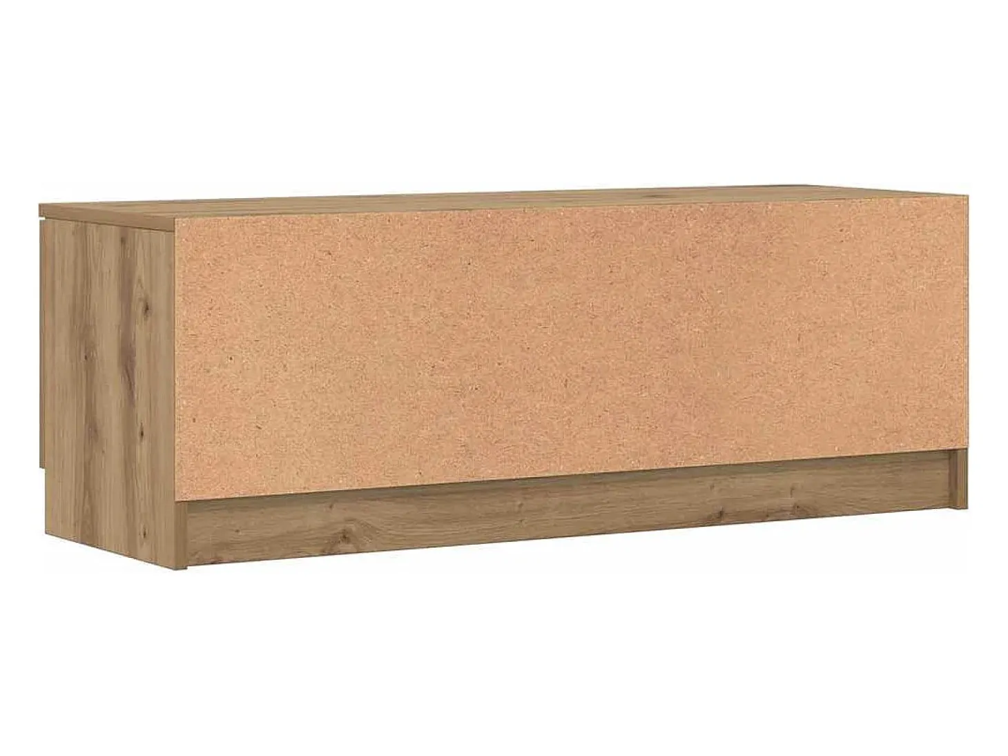 Mueble de TV madera contrachapada artisan roble 102x35x36,5 cm