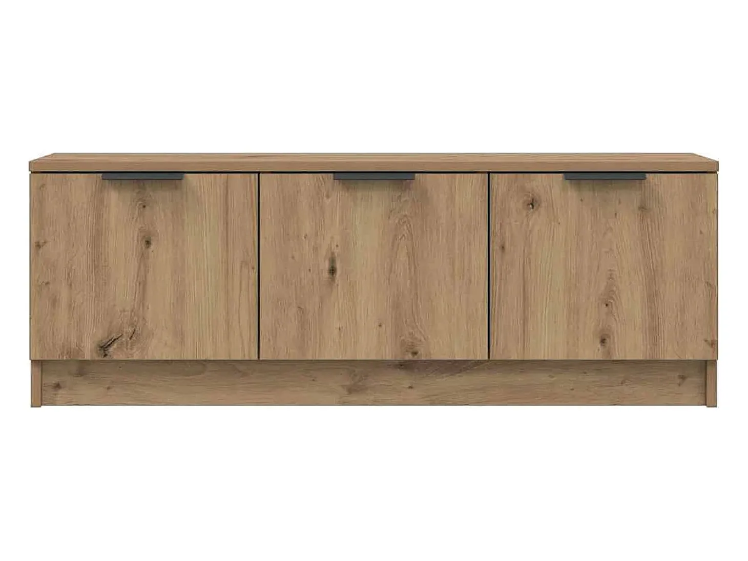Mueble de TV madera contrachapada artisan roble 102x35x36,5 cm