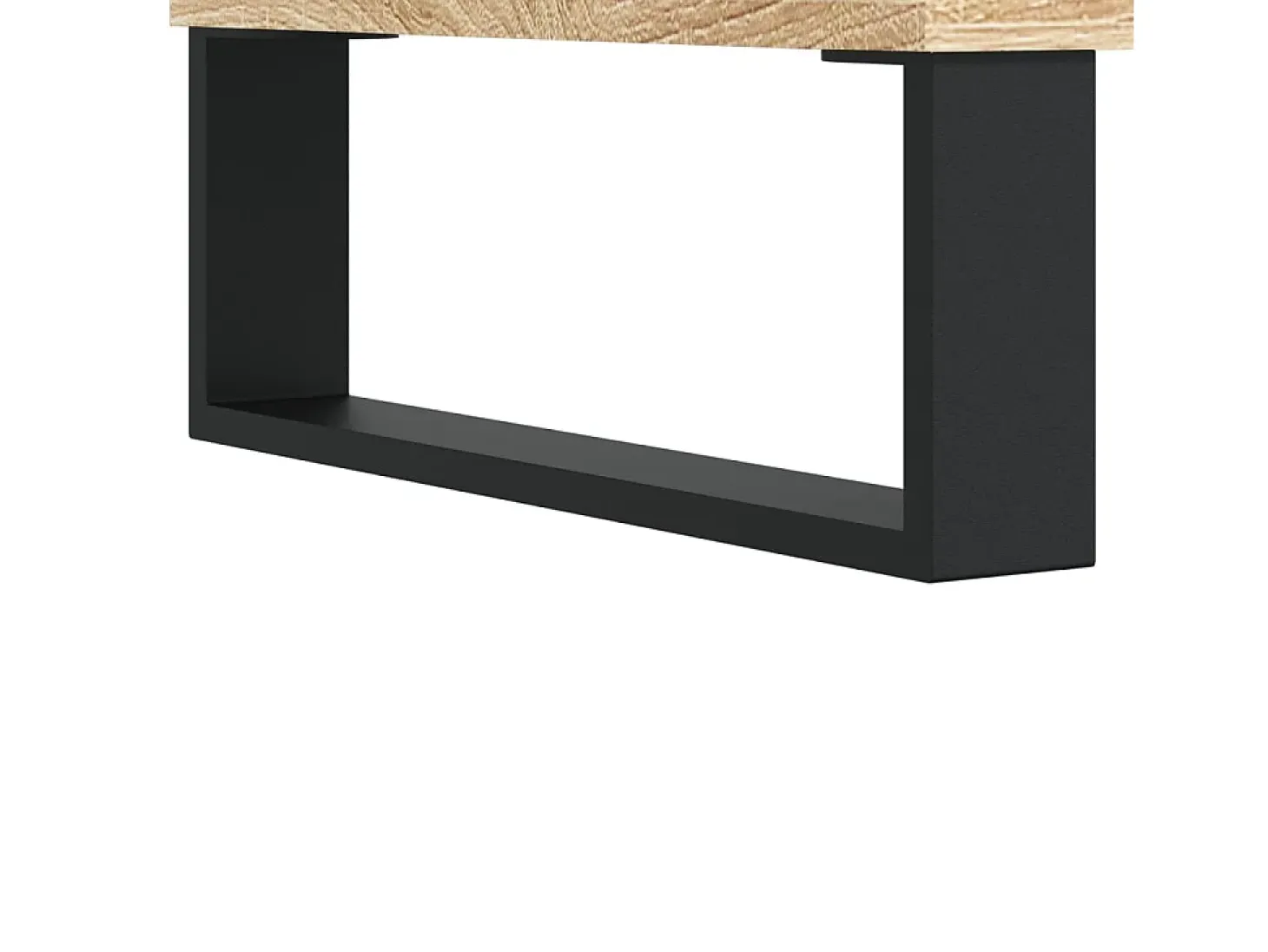 Mueble de TV madera contrachapada roble Sonoma 100x34,5x44,5 cm
