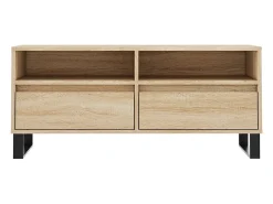 Mueble de TV madera contrachapada roble Sonoma 100x34,5x44,5 cm
