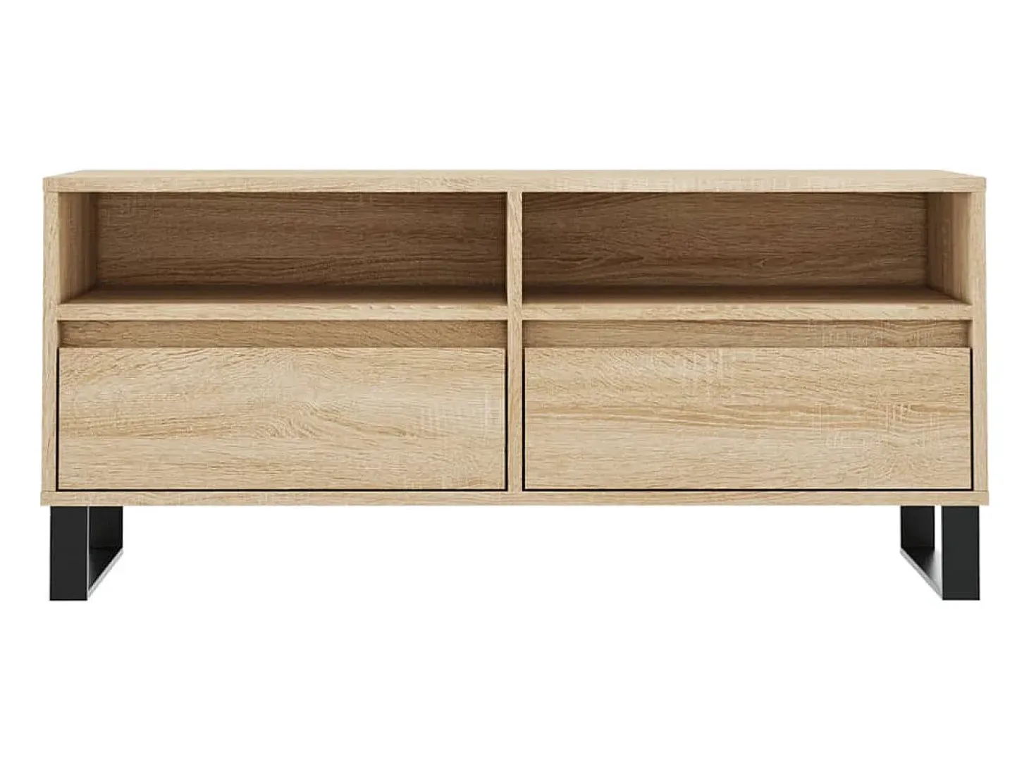 Mueble de TV madera contrachapada roble Sonoma 100x34,5x44,5 cm