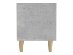Mueble de TV madera contrachapada gris hormigón 180x31,5x40 cm