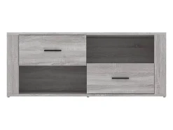 Mueble de TV madera contrachapada gris Sonoma 100x35x40 cm