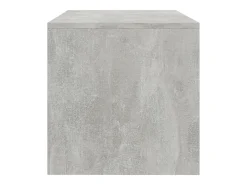 Mueble de TV madera contrachapada gris hormigón 120x40x40 cm ES272695