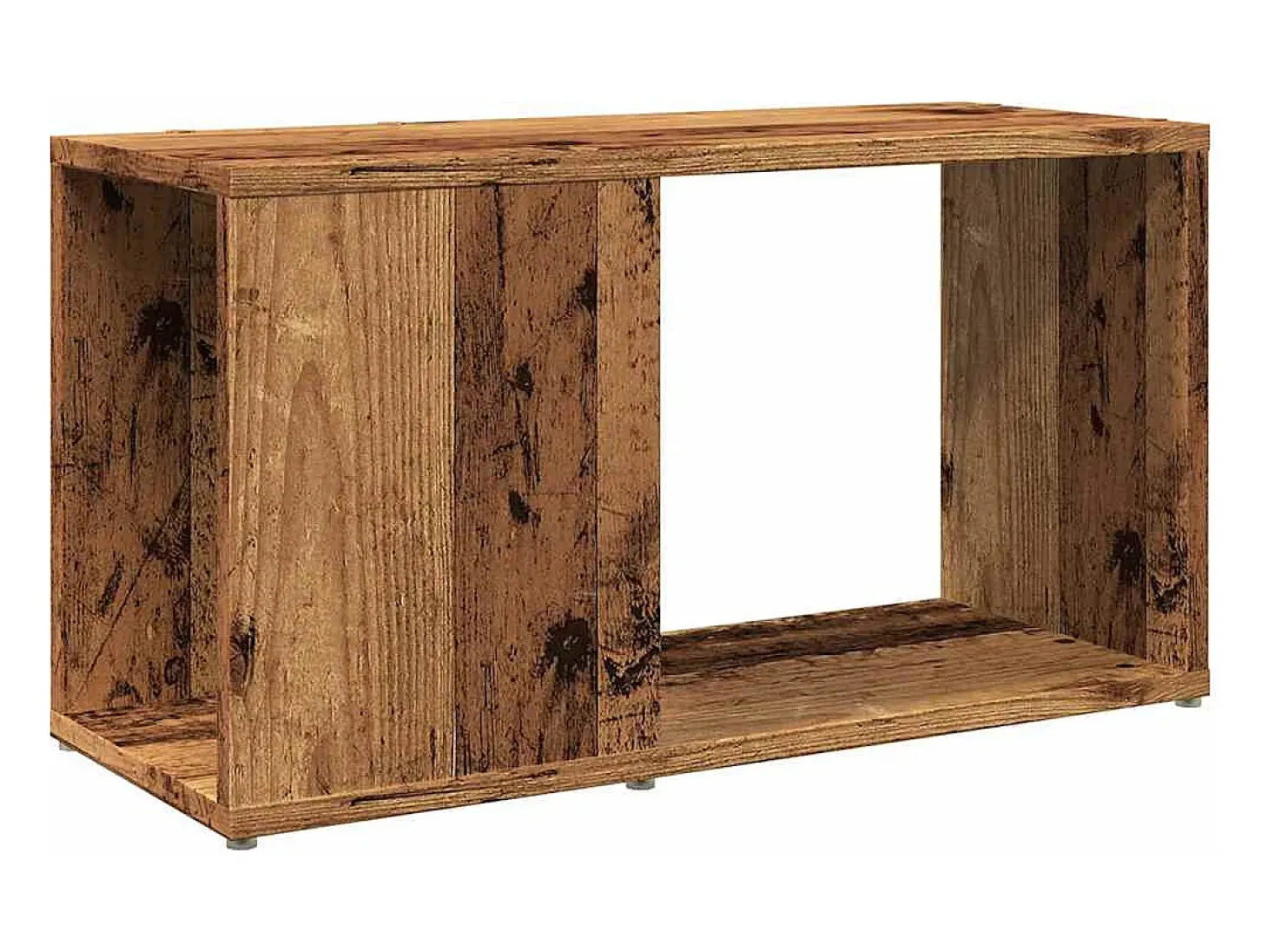 Mueble de TV madera de ingeniería envejecida 60x24x32 cm