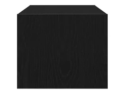 Mueble de TV madera de ingeniería roble negro 60x31x25,5 cm