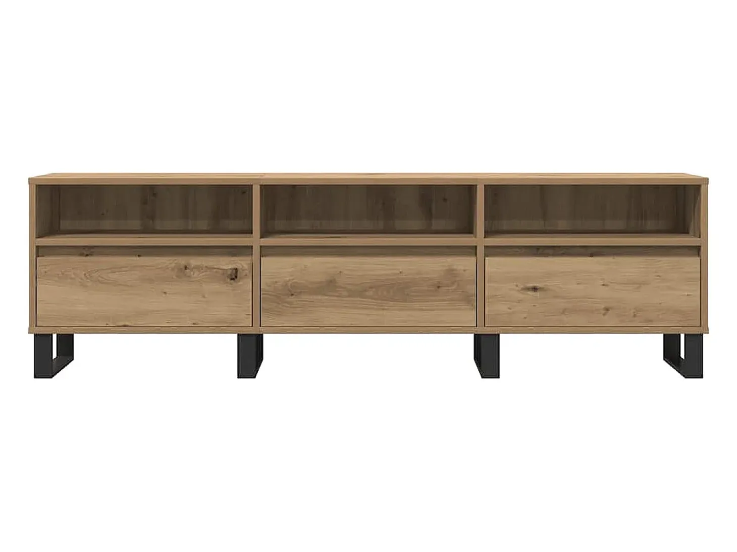 Mueble de TV madera de ingeniería roble artisan 150x30x44,5 cm
