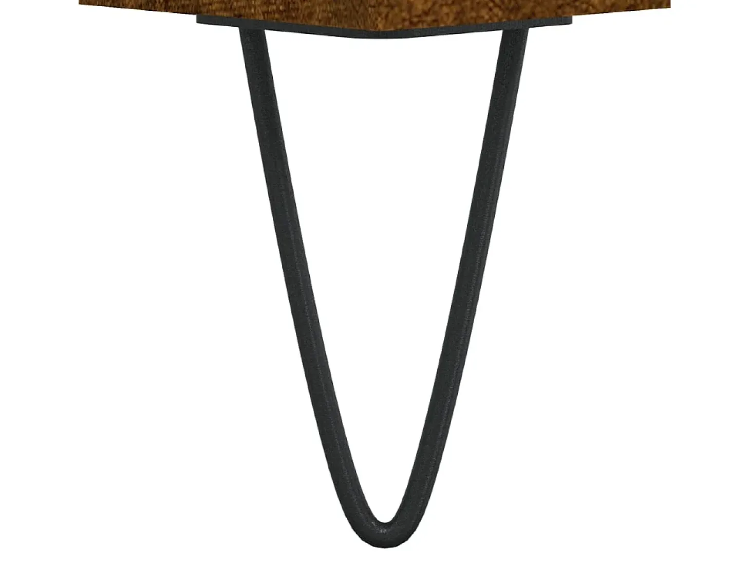 Mueble de TV madera de ingeniería roble ahumado 150x30x50 cm