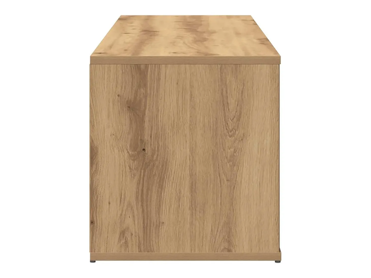Mueble de TV madera de ingeniería roble artesanal 120x34x37 cm