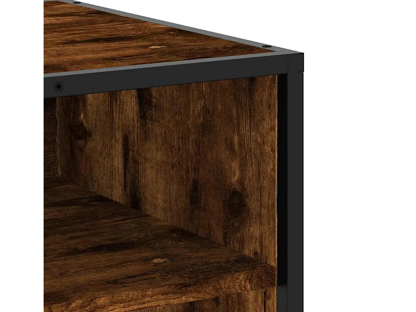 Mueble de TV madera de ingeniería roble ahumado 270x40x46 cm