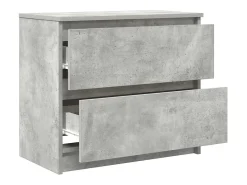 Mueble de TV madera de ingeniería gris hormigón 60x35x54 cm