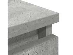 Mueble de TV madera de ingeniería gris hormigón 60x35x54 cm