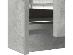 Mueble de TV madera de ingeniería gris hormigón 60x35x54 cm