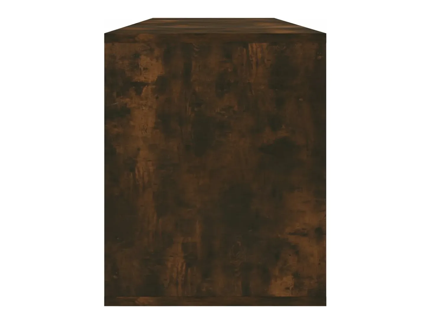 Mueble de TV madera de ingeniería roble ahumado 130x35x50 cm
