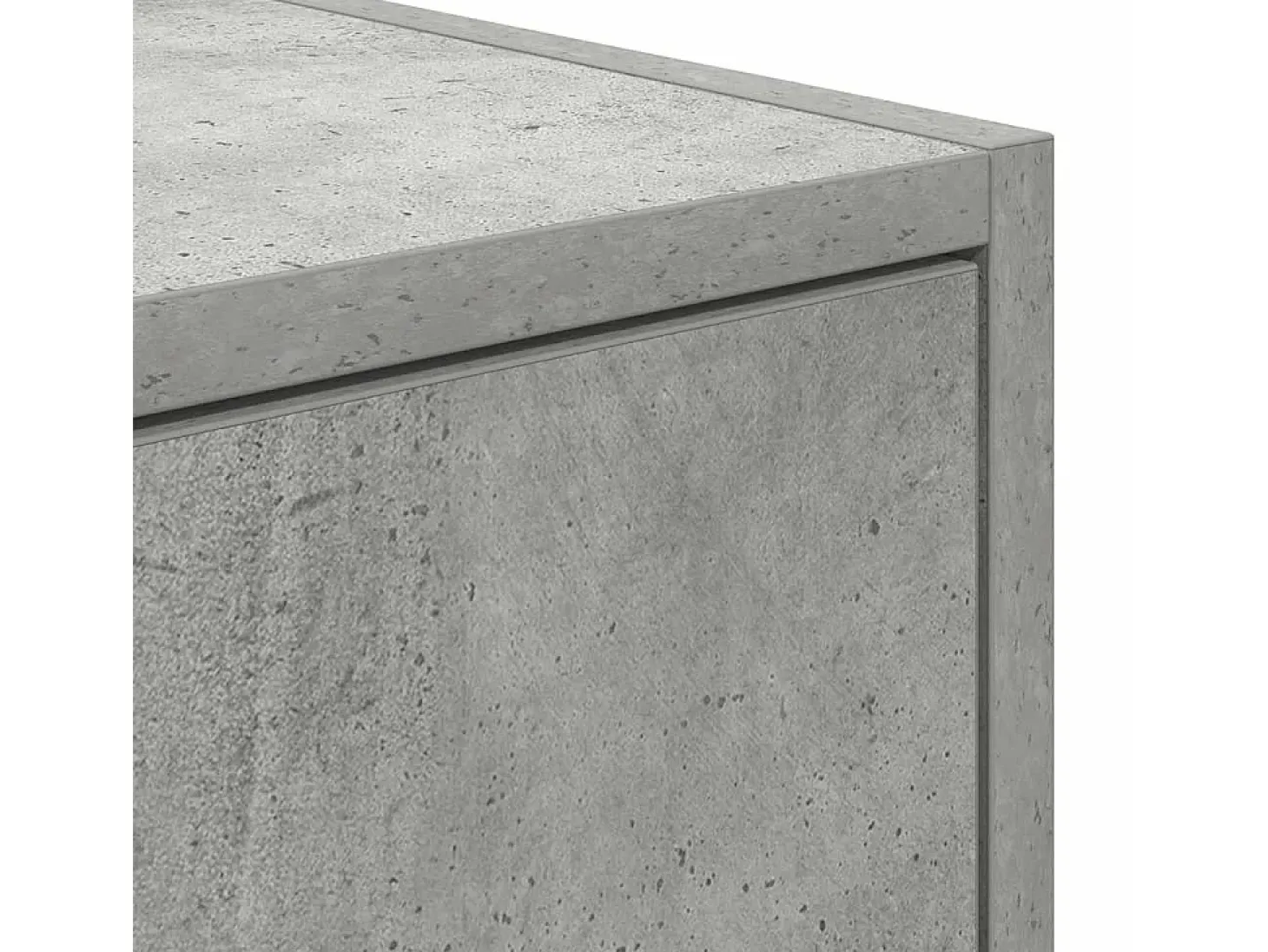 Mueble de TV madera de ingeniería gris hormigón 60x31x25,5 cm