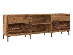 Mueble de TV madera de ingeniería envejecida 150x30x50 cm