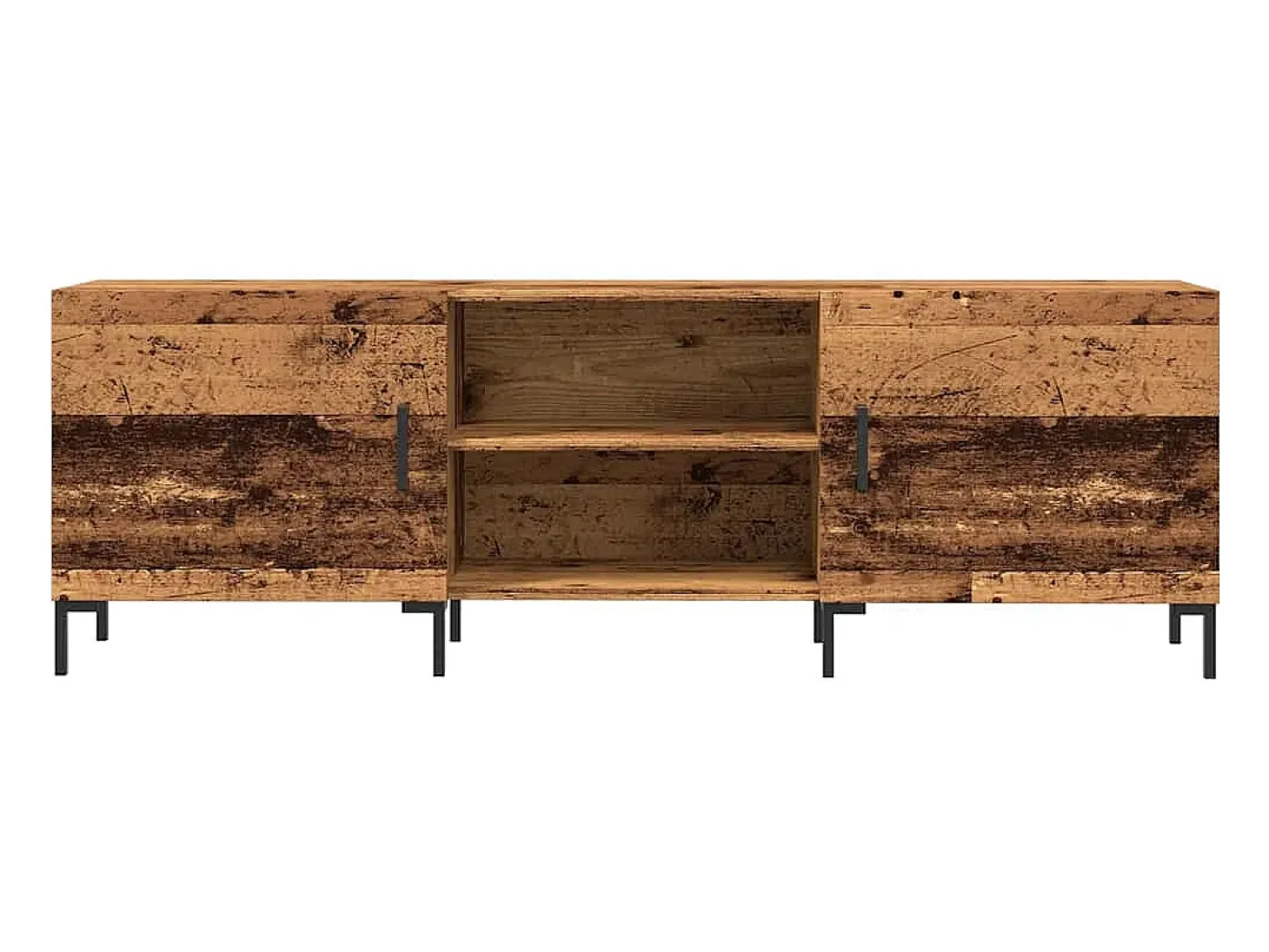 Mueble de TV madera de ingeniería envejecida 150x30x50 cm