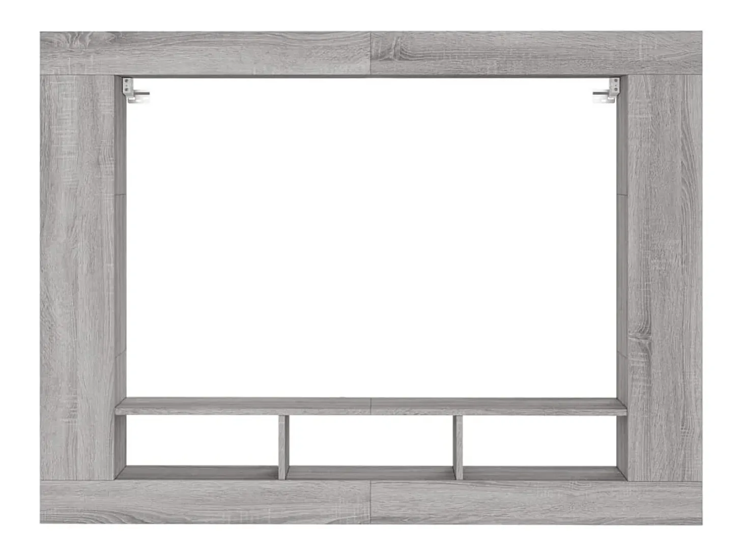 Mueble de TV madera de ingeniería gris Sonoma 152x22x113 cm