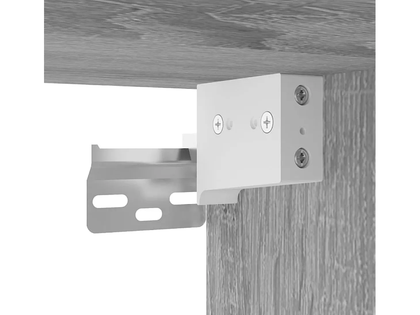Mueble de TV madera de ingeniería gris Sonoma 152x22x113 cm