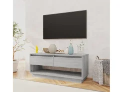 Mueble de TV madera de ingeniería gris Sonoma 102x41x44 cm