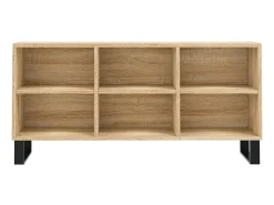 Mueble de TV madera de ingeniería roble Sonoma 103,5x30x50 cm ES53454