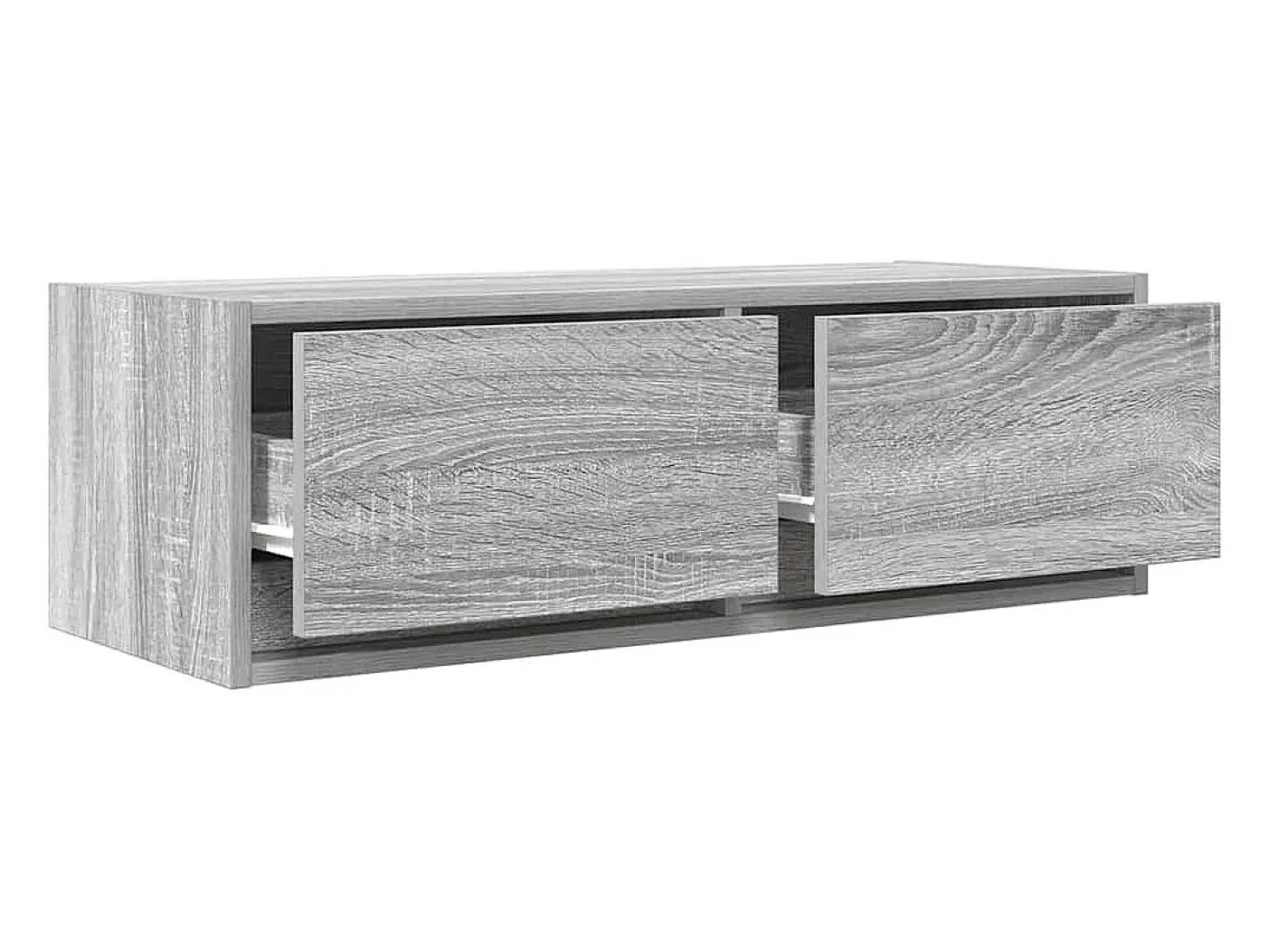 Mueble de TV madera de ingeniería gris Sonoma 80x31x25,5 cm