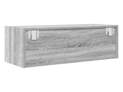 Mueble de TV madera de ingeniería gris Sonoma 80x31x25,5 cm