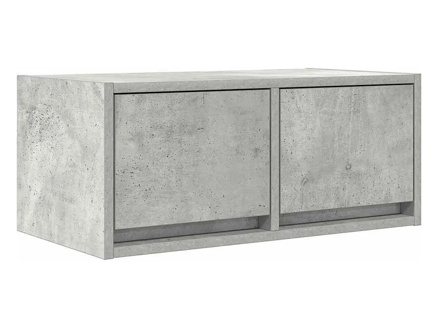 Mueble de TV madera de ingeniería gris hormigón 60x31x25,5 cm