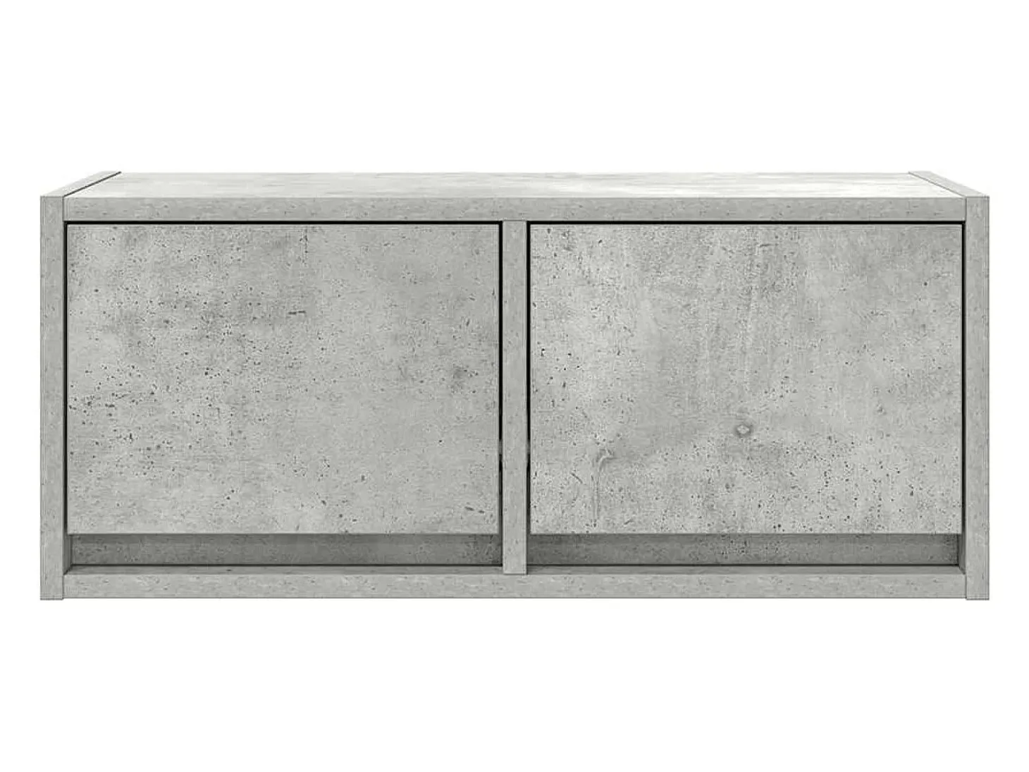 Mueble de TV madera de ingeniería gris hormigón 60x31x25,5 cm