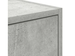 Mueble de TV madera de ingeniería gris hormigón 60x31x25,5 cm