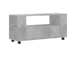 Mueble de TV madera de ingeniería gris hormigón 102x34,5x43 cm ES45193