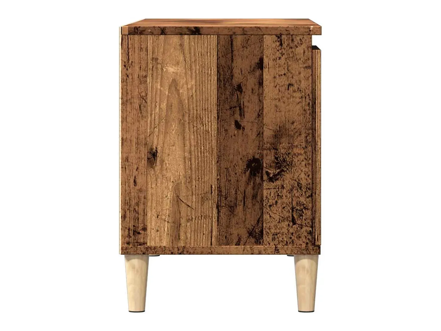 Mueble de TV madera ingeniería madera envejecida 102x35x50 cm
