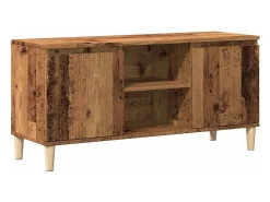 Mueble de TV madera ingeniería madera envejecida 102x35x50 cm