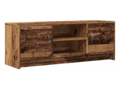 Mueble de TV madera ingeniería madera envejecida 102x30x37,5 cm