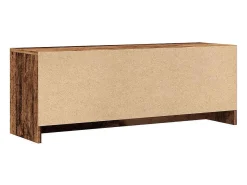 Mueble de TV madera ingeniería madera envejecida 102x30x37,5 cm