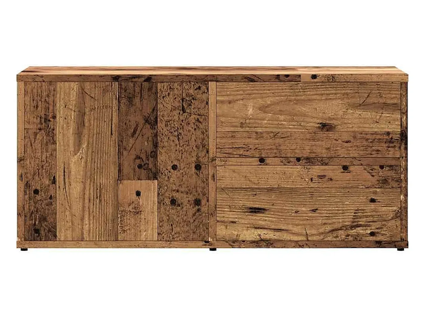 Mueble de TV madera ingeniería madera envejecida 80x34x35,5 cm