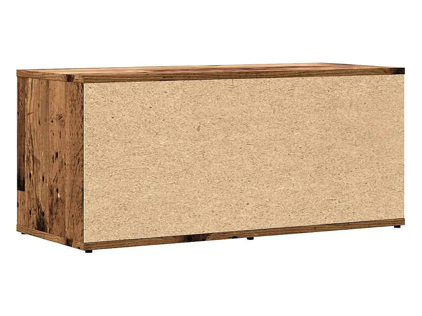 Mueble de TV madera ingeniería madera envejecida 80x34x35,5 cm