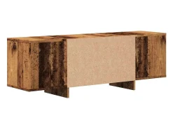 Mueble de TV madera ingeniería madera envejecida 120x30x40,5 cm