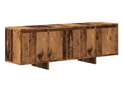 Mueble de TV madera ingeniería madera envejecida 120x30x40,5 cm