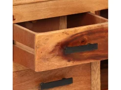 Mueble de TV madera maciza de Sheesham 110x30x40 cm