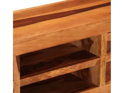Mueble de TV madera maciza de Sheesham 110x30x40 cm