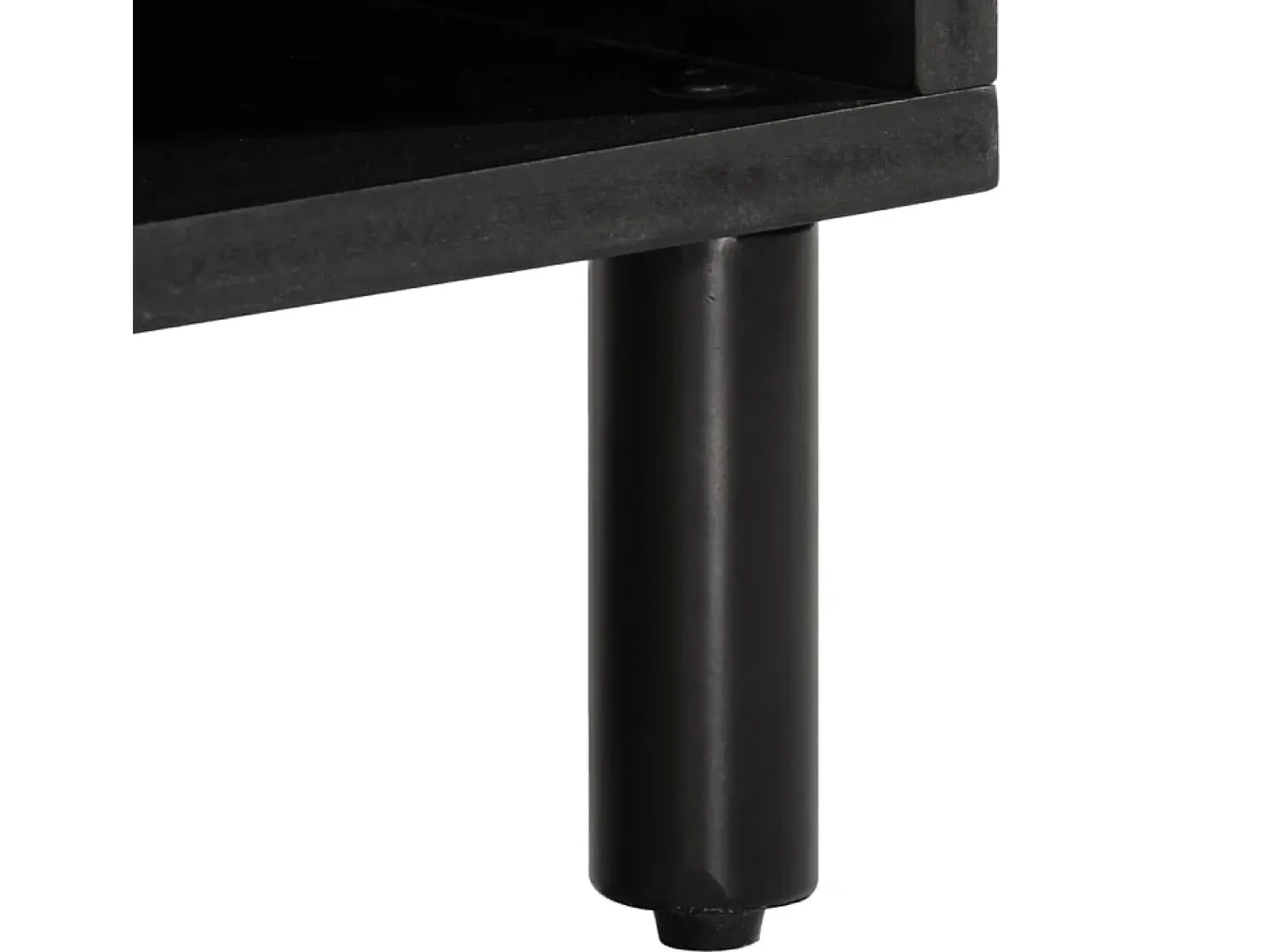 Mueble de TV madera maciza de mango 100x33x46 cm