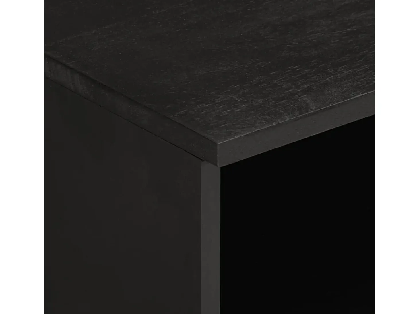 Mueble de TV madera maciza de mango 70x33x46 cm